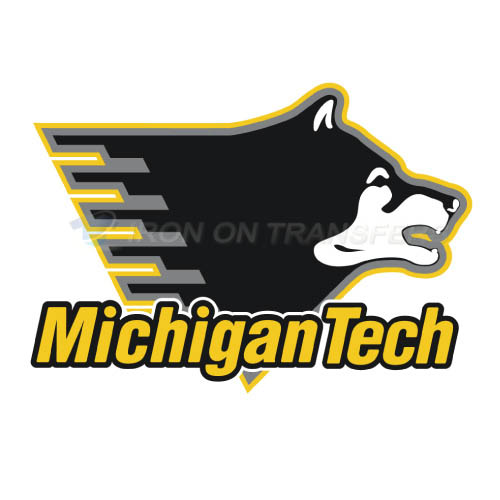 Michigan Tech Huskies Iron-on Stickers (Heat Transfers)NO.5060
